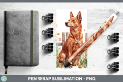 GorgeousFence Dogs 01 Pen Wrap design.
