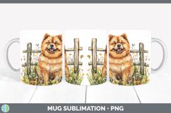 GorgeousFence Dogs 01 Mug Wrap design.