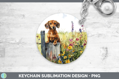 GorgeousFence Dogs 01 Keychain design.