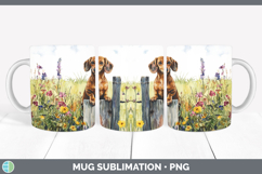 GorgeousFence Dogs 01 Mug Wrap design.