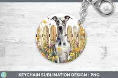GorgeousFence Dogs 01 Keychain design.