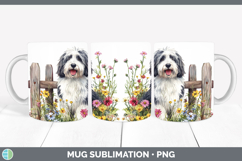 GorgeousFence Dogs 01 Mug Wrap design.
