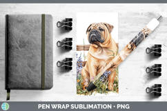 GorgeousFence Dogs 01 Pen Wrap design.
