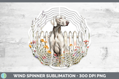GorgeousFence Dogs 01 Wind Spinner design.