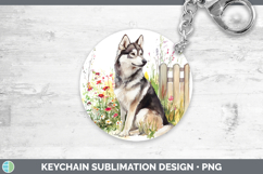 GorgeousFence Dogs 02 Keychain design.