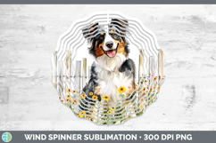 GorgeousFence Dogs 02 Wind Spinner design.