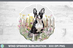 GorgeousFence Dogs 02 Wind Spinner design.