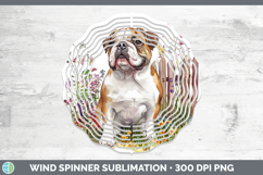 GorgeousFence Dogs 02 Wind Spinner design.