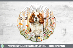 GorgeousFence Dogs 02 Wind Spinner design.