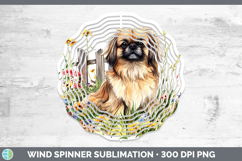GorgeousFence Dogs 02 Wind Spinner design.
