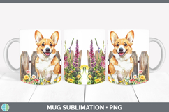 GorgeousFence Dogs 02 Mug Wrap design.
