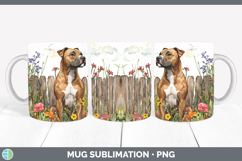 GorgeousFence Dogs 02 Mug Wrap design.