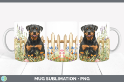 GorgeousFence Dogs 02 Mug Wrap design.