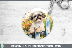 GorgeousFence Dogs 02 Keychain design.