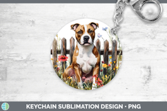 GorgeousFence Dogs 03 Keychain design.