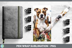 GorgeousFence Dogs 03 Pen Wrap design.