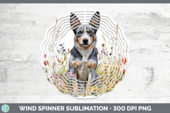 GorgeousFence Dogs 03 Wind Spinner design.