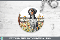 GorgeousFence Dogs 03 Keychain design.