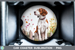 GorgeousFence Dogs 03 Car Coaster design.
