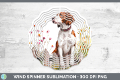 GorgeousFence Dogs 03 Wind Spinner design.