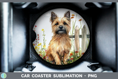 GorgeousFence Dogs 03 Car Coaster design.