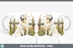GorgeousFence Dogs 03 Mug Wrap design.