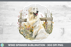 GorgeousFence Dogs 03 Wind Spinner design.