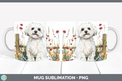 GorgeousFence Dogs 03 Mug Wrap design.
