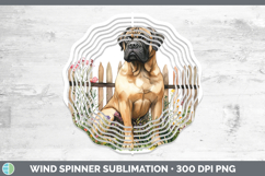 GorgeousFence Dogs 03 Wind Spinner design.
