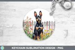 GorgeousFence Dogs 03 Keychain design.
