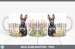 GorgeousFence Dogs 03 Mug Wrap design.