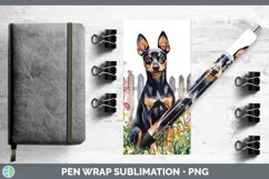 GorgeousFence Dogs 03 Pen Wrap design.
