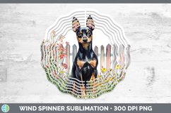 GorgeousFence Dogs 03 Wind Spinner design.