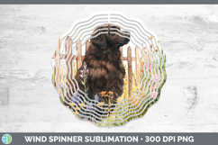 GorgeousFence Dogs 03 Wind Spinner design.