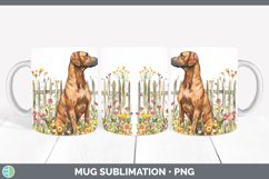 GorgeousFence Dogs 03 Mug Wrap design.