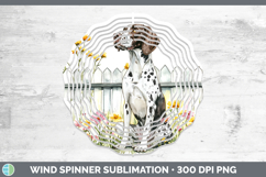 GorgeousFence Dogs 03 Wind Spinner design.