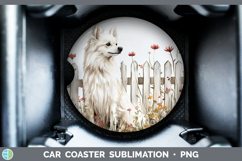 GorgeousFence Dogs 04 Car Coaster design.