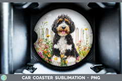 GorgeousFence Dogs 04 Car Coaster design.