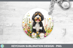 GorgeousFence Dogs 04 Keychain design.