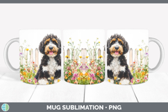 GorgeousFence Dogs 04 Mug Wrap design.