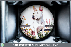 GorgeousFence Dogs 04 Car Coaster design.