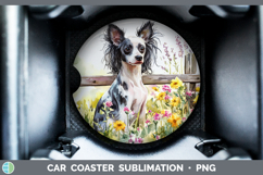 GorgeousFence Dogs 04 Car Coaster design.