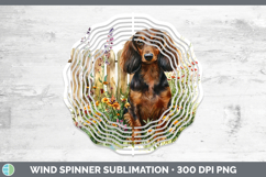 GorgeousFence Dogs 04 Wind Spinner design.