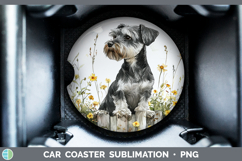 GorgeousFence Dogs 04 Car Coaster design.