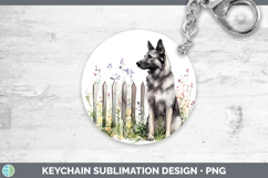 GorgeousFence Dogs 04 Keychain design.