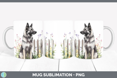 GorgeousFence Dogs 04 Mug Wrap design.