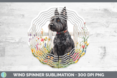 GorgeousFence Dogs 04 Wind Spinner design.