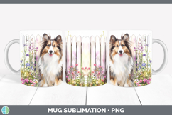 GorgeousFence Dogs 04 Mug Wrap design.
