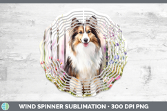 GorgeousFence Dogs 04 Wind Spinner design.