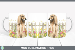 GorgeousFence Dogs 05 Mug Wrap design.
